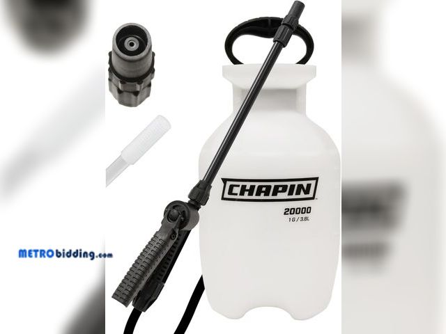 Lot 88-498060 - Chapin 20004 Made in USA 1 -Gallon Lawn and Garden Pump Pressured Sprayer, for Spraying Plants, Gard...