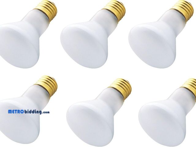 Lot 88-491445 - Westinghouse 30 watts R20 Floodlight Incandescent Bulb E26 (Medium) White 1 pk, lot of 6 bulbs