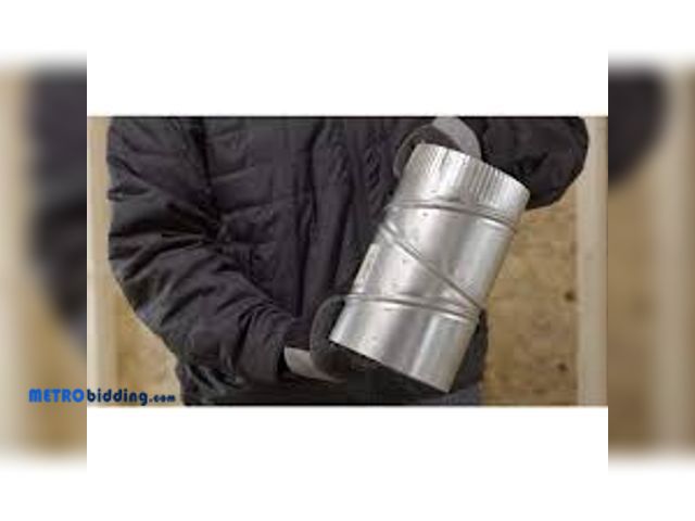 Lot 88-498227 - Master Flow 12 in. 90-Degree Round Adjustable Elbow 90E12