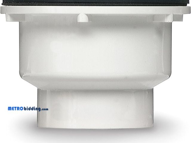 Lot 88-495765 - Oatey 42045 2-Part PVC-Solvent Weld Shower Drain with Stainless Steel Strainer, 2-Inch