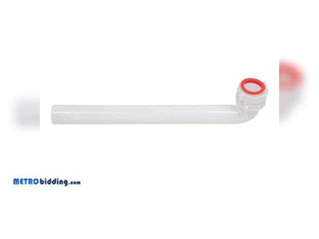 Lot 88-482387 - Oatey 1-1/2 in. x 15 in. White Plastic Slip-Joint Sink Drain Outlet Waste Arm HDC2690B