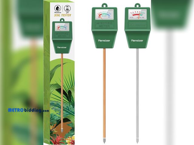 Lot 88-491636 - Kensizer Soil Tester, Soil Meter, Gardening Farm Lawn Test Kit Tool, Digital Plant Probe