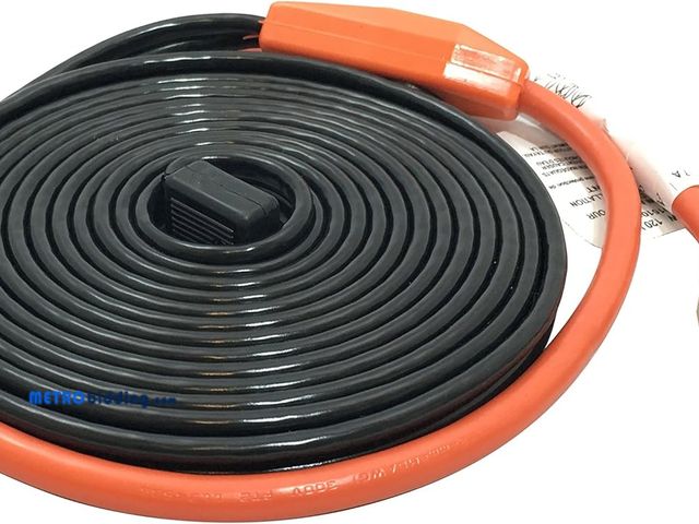 Lot 88-481000 - Frost King HC12A Automatic Electric Heat Kit Heating Cables, 12-Feet, Black, Ft