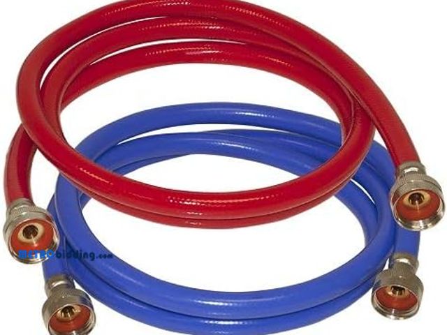 Lot 88-482600 - EASTMAN 2-Pack 6-ft 800-PSI PVC Washing Machine Connectors