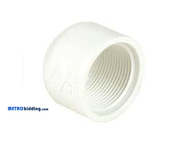 Lot 88-501511 - DURA 4 in. Schedule 40 PVC Cap FPT 448-040, Lot of 4