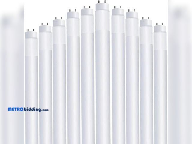 Lot 88-498176 - Feit Electric LED 4ft Bulbs T8, 32 Watt Equivalent, Type A Tube Light, Plug &amp; Play, T8 LED Tubes...
