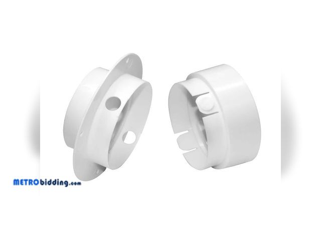 Lot 88-496273 - Everbilt 4 in. Dryer Vent Duct to Wall Connector EZCNHD