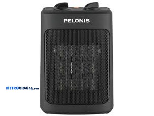 Lot 88-480690 - Pelonis 1500-Watt 9 in. Electric Personal Ceramic Space Heater with Thermostat CH1001