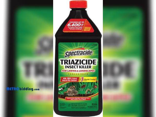Lot 88-491428 - Spectracide Concentrate Triazicide Lawn &amp; Landscapes Insect Killer, 40 oz, Black