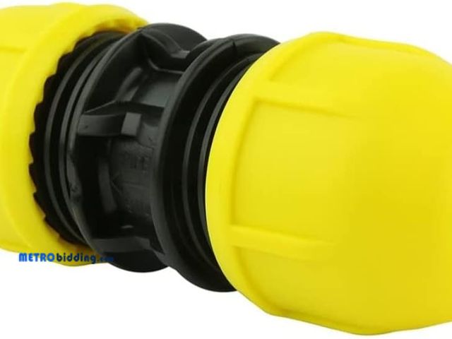 Lot 88-498942 - Underground IPS Yellow Poly Gas Pipe Coupler (1-1/4)