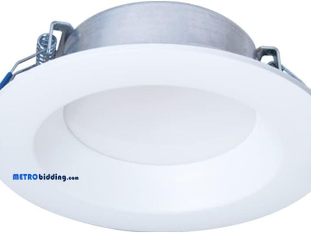 Lot 88-505171 - HALO 4-inch Quicklink Canless LED Downlight Selectable 2700K, 3000K, 3500K, 4000K, 5000K CCT – White