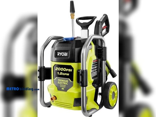 Lot 88-491679 - RYOBI 2000 PSI 1.2 GPM Cold Water Electric Pressure Washer