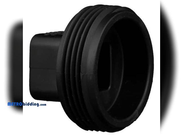 Lot 88-496107 - Charlotte Pipe 4 in. ABS DWV MPT Cleanout Plug ABS001061600HD