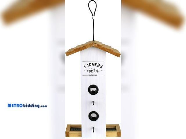 Lot 88-498130 - Wild Wings WWLF1 Colonial Vertical Bird Feeder, White