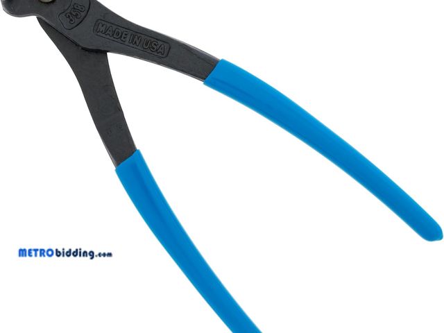 Lot 88-492051 - Channellock 358 8-Inch End Cutting Plier,Blue