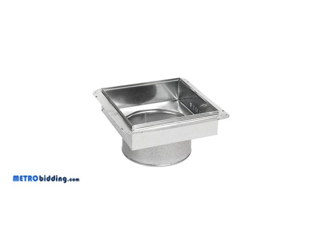 Lot 88-496073 - Master Flow 14 in. x 14 in. to 12 in. Ceiling Register Box CRB14X14X12