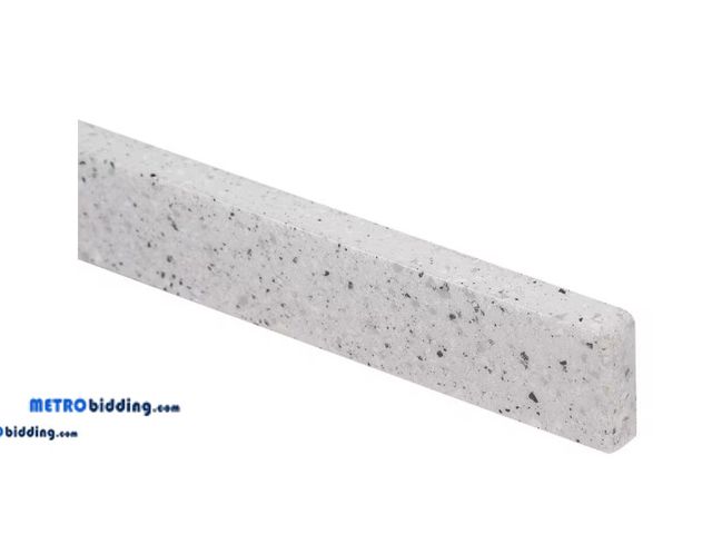 Lot 88-509324 - Home Decorators Collection 37 in. W Cultured Marble Vanity Backsplash in Silver Ash BSSS37-AH