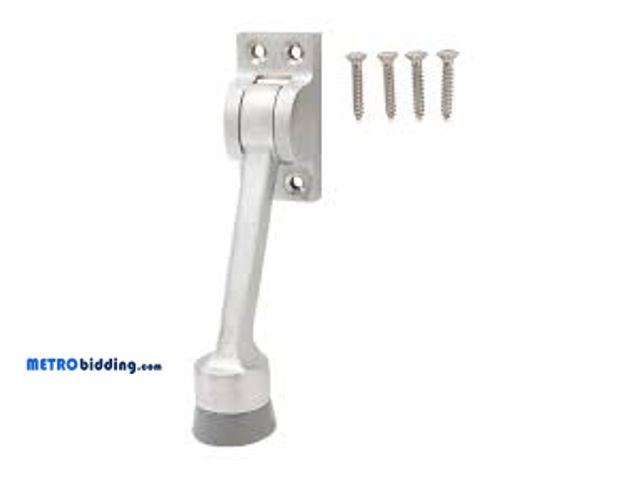 Lot 88-480996 - Everbilt Satin Chrome Commercial Grade Kick Down Door Stop