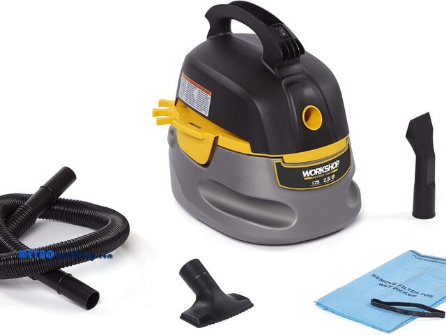 Lot 88-480321 - WORKSHOP Wet/Dry Vacs Shop Vacuum WS0255VA 2.5-Gallon 1.75 Peak HP Portable Wet Dry