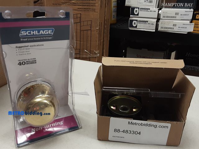 Lot 88-483304 - Lot of two door handle products. 
Both are dummy handles.