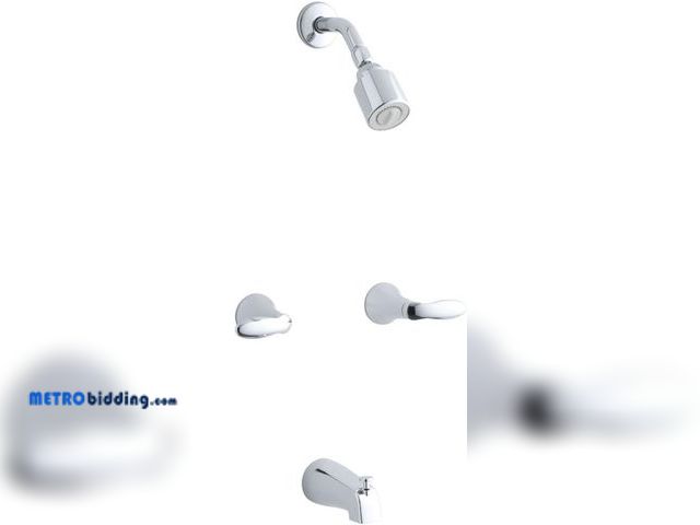 Lot 88-498940 - Kohler K-T15201-4S-CP Coralais Bath and Shower Faucet Trim, Polished Chrome