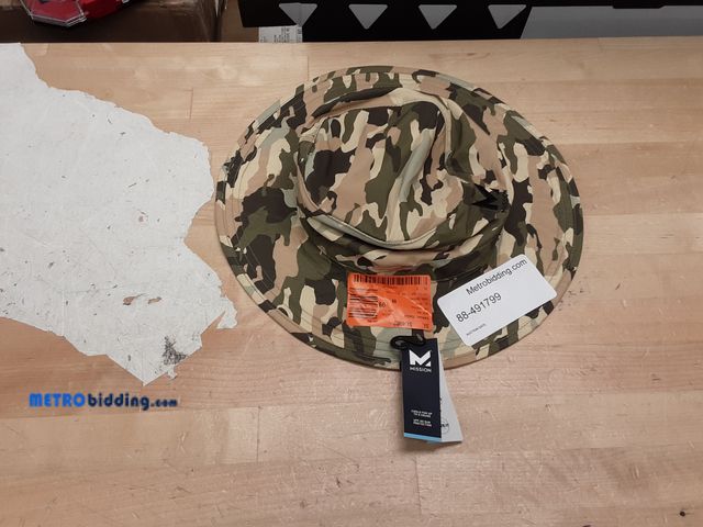 Lot 88-491799 - Mission 1-Size Fits Most Cooling Wide Brim Hat Matrix Camo