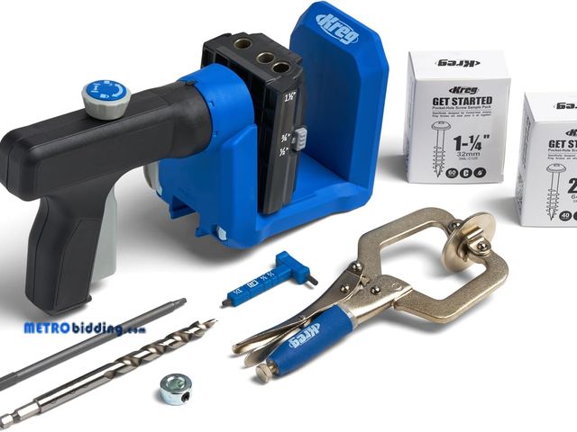 Lot 88-493719 - Kreg KPHJ520PRO Pocket-Hole Jig - Durable Kreg Pocket-Hole Jig - Easy Clamping &amp; Adjusting - Inc...