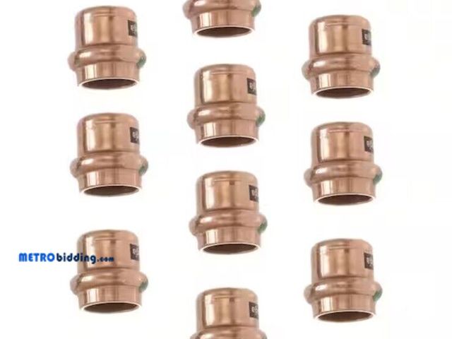 Lot 88-504901 - Viega ProPress 3/4 in. Press Copper Cap (10-Pack) 77450