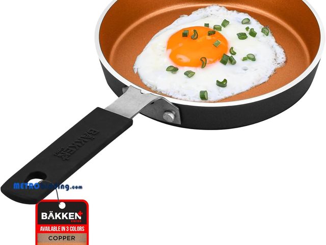 Lot 88-498094 - Bakken-Swiss 2-Piece Mini Nonstick Egg Pan &amp; Omelet Pan – Egg Pan [5.5''] with Copper Non-Stick,...