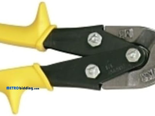 Lot 88-482422 - Wiss Crescent 9-3/4 Inch MetalMaster Compound Action Snips - Straight, Left and Right Cut - M3R