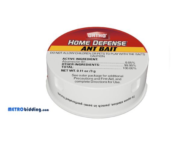 Lot 88-498240 - Ortho Home Defense 4PK Metal Outdoor/Indoor Bait Stations