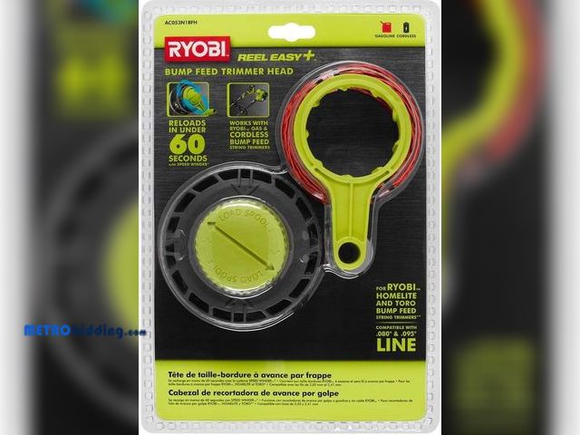 Lot 88-491619 - RYOBI AC053N1BFH Reel Easy+ Bump Feed String Head with Speed Winder