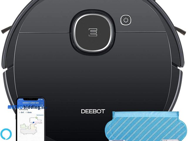 Lot 88-499263 - Ecovacs DEEBOT OZMO 920 2in1 Mopping Robotic Vacuum with Laser Navigation, No-Go Zones, Systematic C...