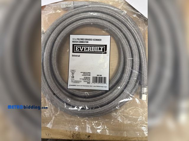 Lot 88-10030 - The Everbilt ice maker supply line is designed to connect the water supply to your icemaker. The con...