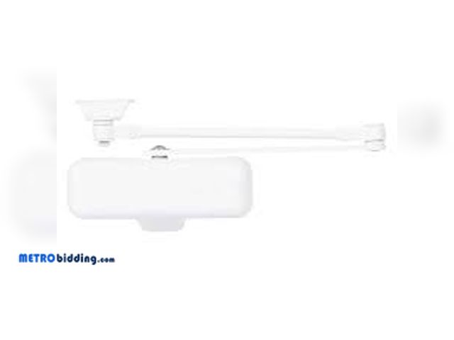 Lot 88-481166 - Universal Hardware Light-Duty White Residential Door Closer UH4009