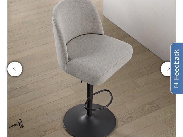 Lot 91-8757 - New MSRP $ 169.00 HIGHLAND GAS-LIFT BAR STOOL ITEM # 1862009 BAYSIDE FURNISHINGS BY WHALEN -Gas-Lift...