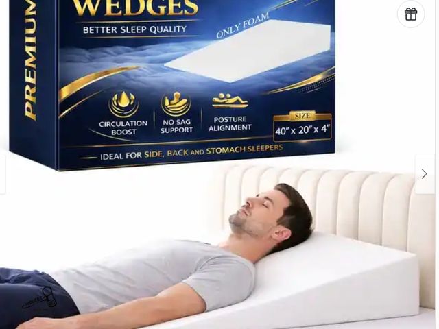 Lot 91-10437 - WEDGE PILLOW40" X 20" X 4" NEW IN BOX