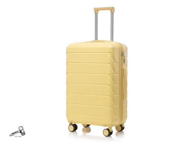 Lot 91-9423 - New Leumius Hardside Carry on Luggage with Spinner Wheels, Hard Shell ABS Suitcase, 28-Inch Lightwei...