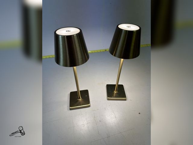 Lot 91-6962 - MIKASA RECHARGEABLE 14 INCH LEF LAMPS WITH TOUCH CONTROL - SET OF 2 - LAMPS ARE PORTABLE AND CORDLES...