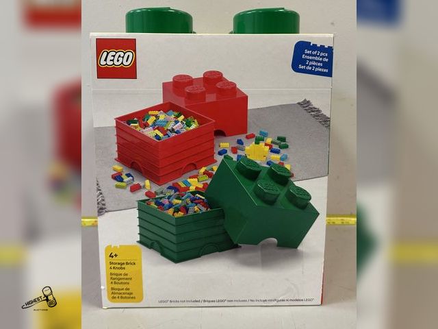 Lot 91-8861 - New LEGO STORAGE BRICKS SET OF 2