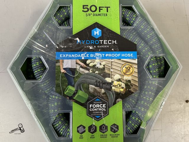 Lot 91-9029 - 50FT X 5/8" DIAMETER HYDROTECH EXPANDABLE BURST PROOF HOSE