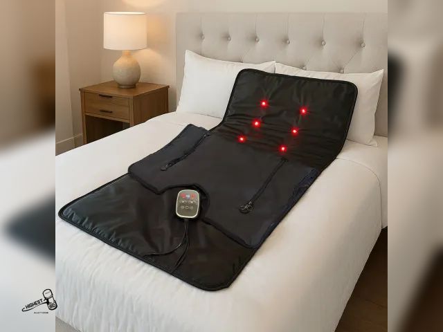 Lot 91-8880 - LifeTrend Sauna Blanket with Red Light Therapy - Adjustable Heat (86°F–186°F): Personalized Warmth f...