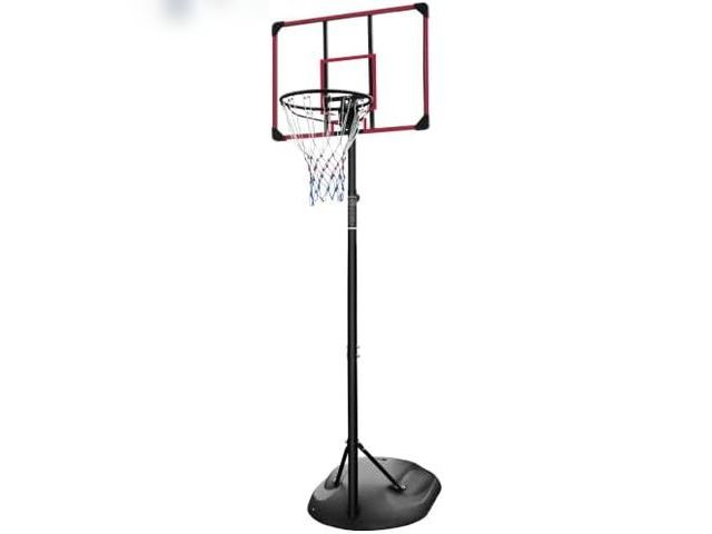 Lot 91-9383 - New Basketball Hoop Outdoor 7.5-9.2ft Adjustable, 32-Inch Shatterproof Backboard,Portable Basketball...