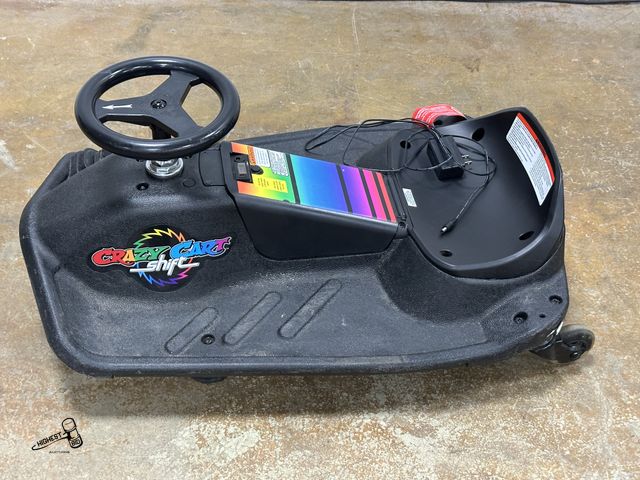 Lot 91-9775 - MSRP $228.00 Crazy Cart Shift Lightshow by Razor - 12V Electric Drifting Go-Kart for Kids Ages 6+, u...