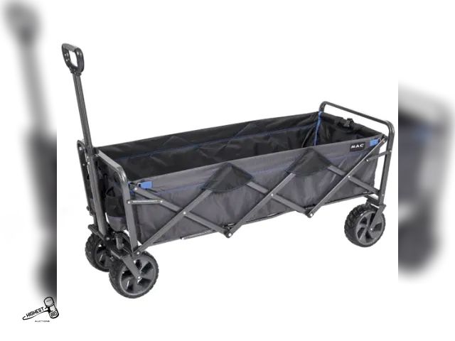 Lot 91-9305 - New MAC SPORTS XL EXTENDED FOLDING WAGON WITH BRAKES