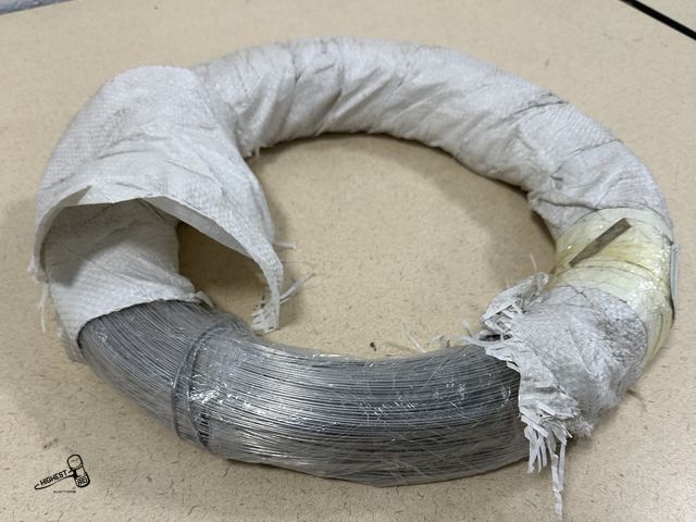 Lot 91-7150 - STAINLESS STEEL CABLE TIE WIRE COIL  - 26LB - 18 GUAGE - 304 TYPE - 4,300 FEET