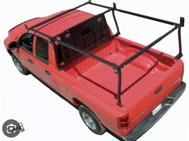 Lot 91-8778 - CROSS TREAD HEAVY DUTY LADDER / UTILITY RACK FITS ANY FULL SIZE TRUCK AS IS ADJUSTABLE - some photos...