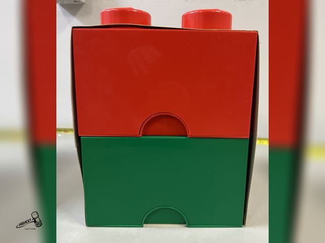 Lot 91-8618 - LEGO STORAGE BRICKS SET OF 2