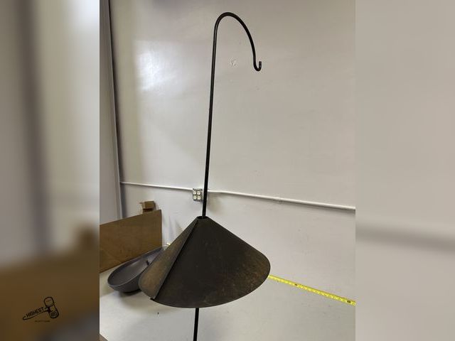 Lot 91-7424 - 3 PLANT CADDYS &amp; A SHEPARD HOOK