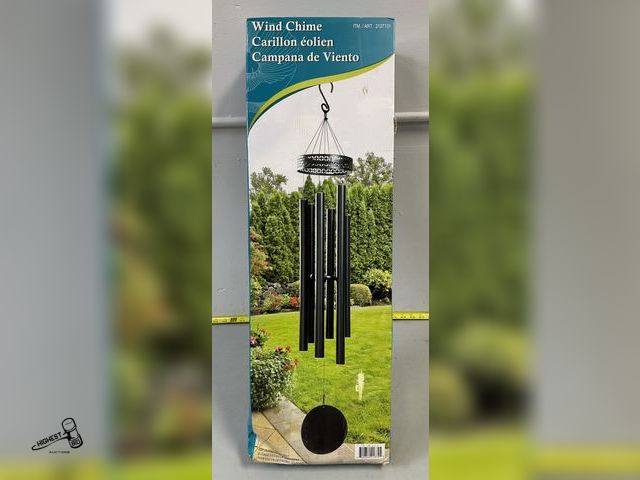 Lot 91-8539 - New WIND CHIME 9" WIDE X 60.5" TALL NEW IN BOX